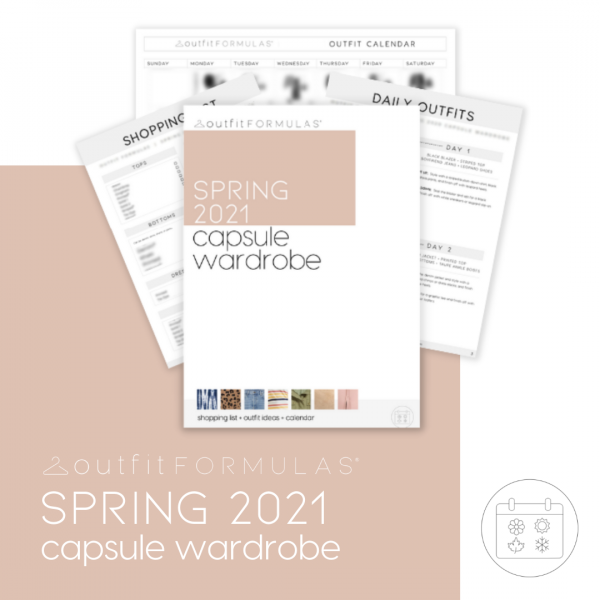 Product image for spring 2021 capsule wardrobe