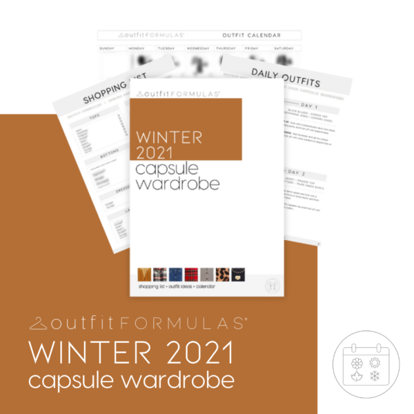 Product image for winter 2021 capsule wardrobe