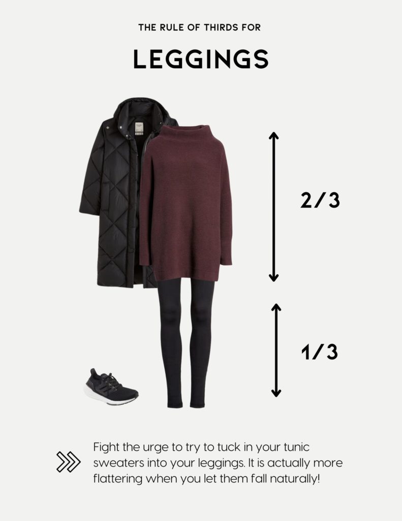 rule of thirds for leggings