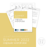 Summer 2022 Capsule Wardrobe Image