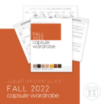Fall 2022 Capsule Wardrobe Image
