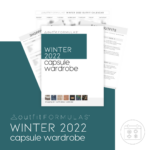 Winter 2022 Capsule Wardrobe Image