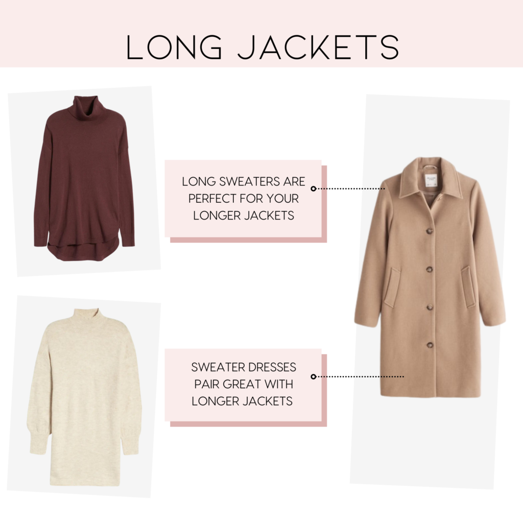 how to layer long jackets
