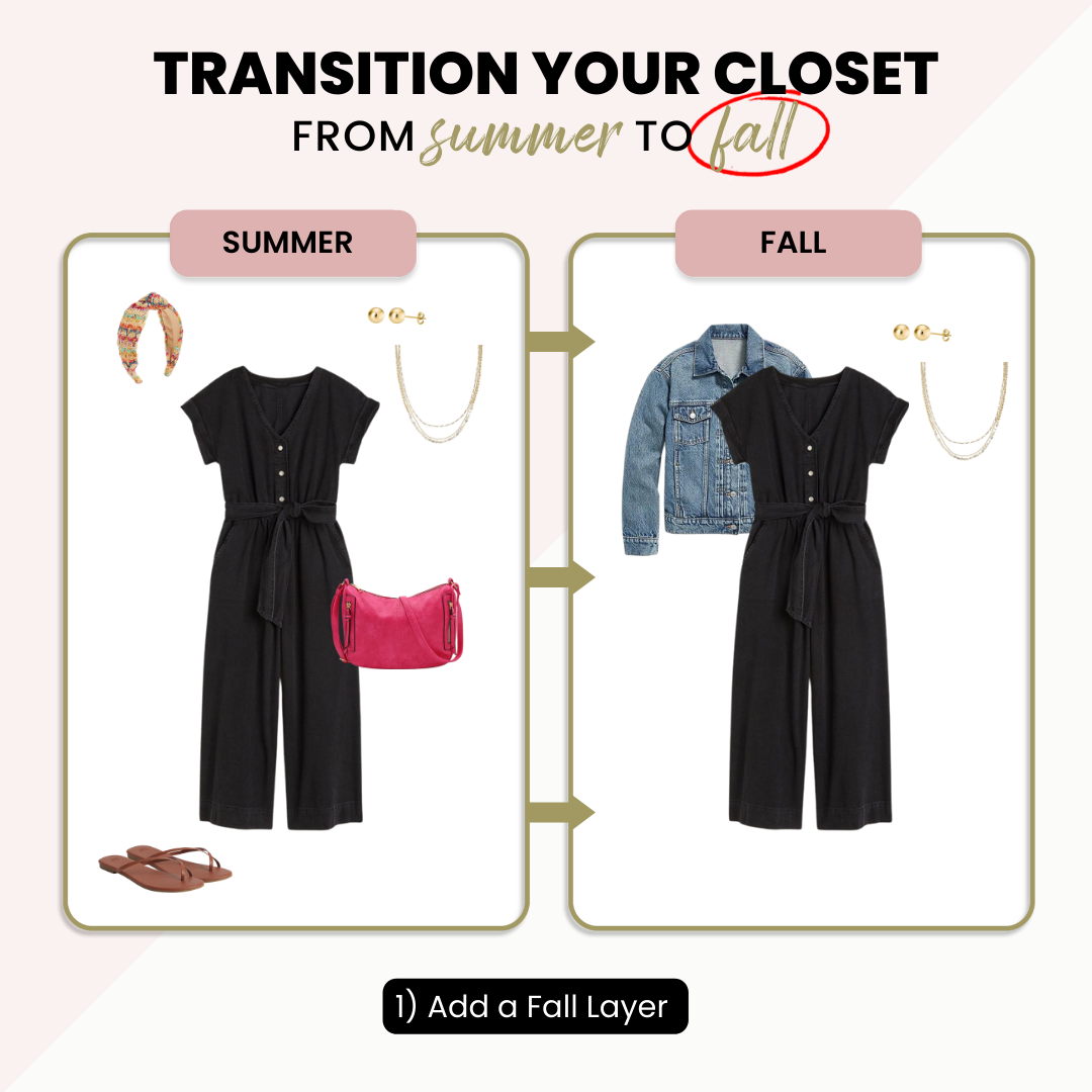 4 Ways to Transition a Summer Outfit to Fall - add a fall layer