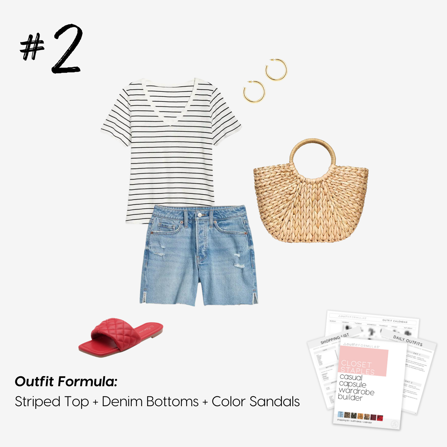 What to wear with striped shirt - women's