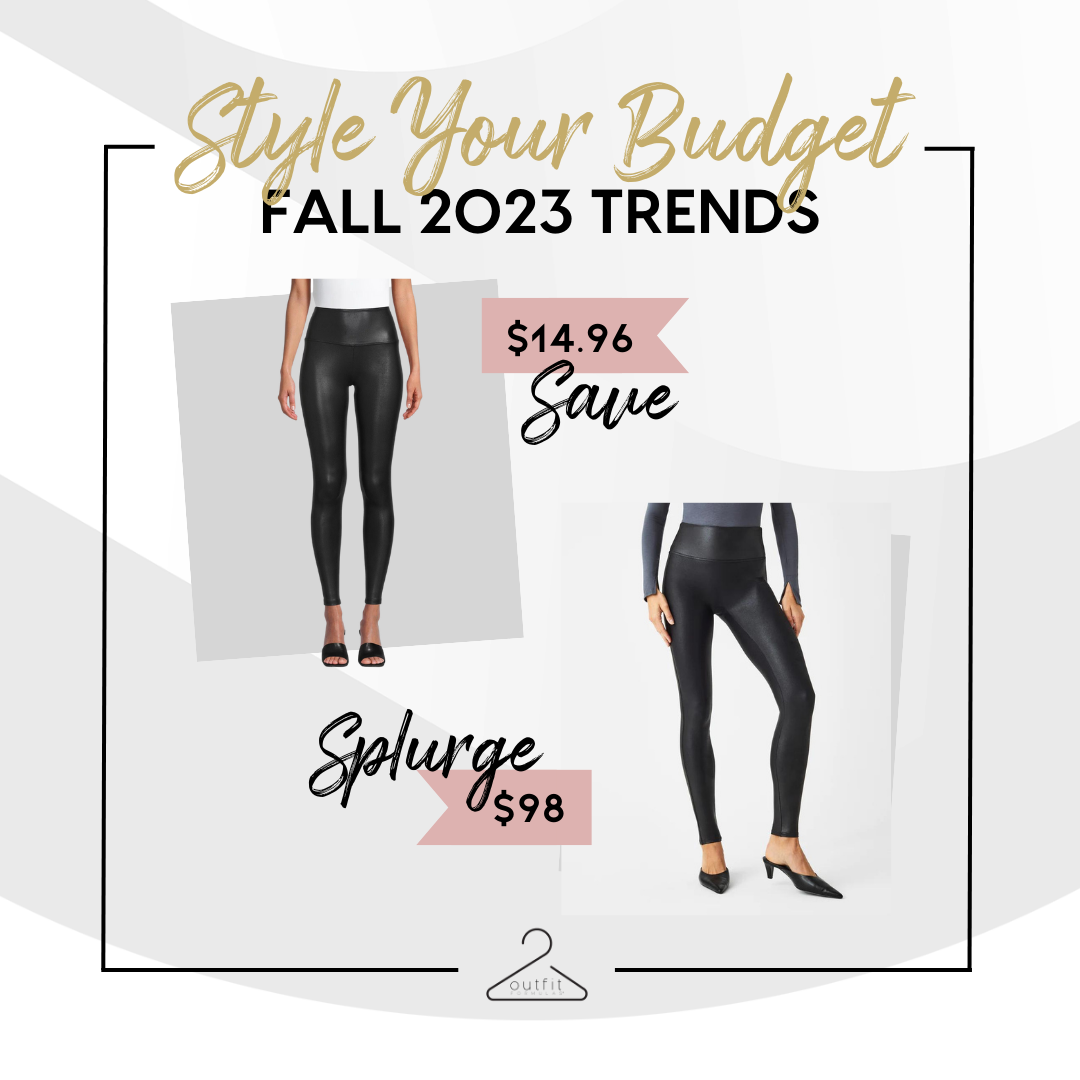 Save or Splurge? Fall 2023 Fashion Trends: Leather Bottoms