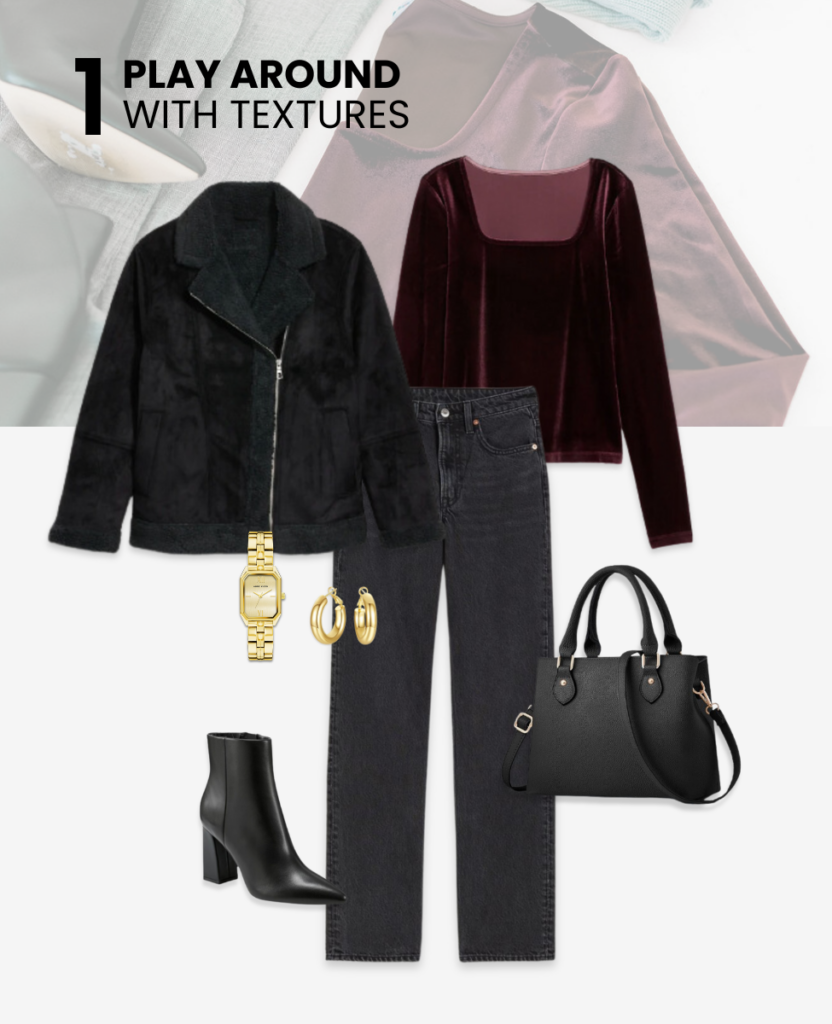 Are you in a winter wardrobe rut? Before you rush out to buy new pieces, consider this: you can refresh your winter style without spending a dime! Here's how:

Jazz It Up with Textures: The first trick up our sleeve is all about textures. Don't be shy to mix things up! Pair that soft, cozy wool sweater with sleek leather pants or throw on a chunky knit scarf over a smooth, satin blouse. Playing with different textures not only adds depth to your outfit but also makes it visually interesting.

Prints for the Win: Who says winter fashion has to be all dull and drab? Inject some fun into your outfits with prints. Polka dots, stripes, animal prints, florals - you name it! They can add a pop of personality and make your ensemble stand out, even on the gloomiest winter days.

Layer Your Patterns: Now, this might seem a bit daring, but trust us, it's a game changer. Layering patterns can create a super cool, fashion-forward look. Try pairing a striped shirt under a plaid jumper or mix a floral dress with a polka dot scarf. Remember, the key is to stick with similar color schemes to keep the look cohesive.

Back to Basics: When in doubt, stick with the basics. A well-fitted pair of jeans, a classic white tee, a black blazer - these are your fail-safe pieces. They're versatile, timeless and can be dressed up or down depending on the occasion. The beauty of basics is that they allow you to experiment with accessories, shoes, and bags to completely transform your look.

Refreshing your winter wardrobe doesn't require a shopping spree. With a bit of creativity and strategic styling, you can breathe new life into your existing pieces and create fresh, stylish looks all season long.

Craving more winter outfit inspiration? Become a member at Outfit Formulas and gain instant access to hundreds of daily outfit ideas for every season and occasion. Refresh your winter style and embrace your most fashionable self yet!